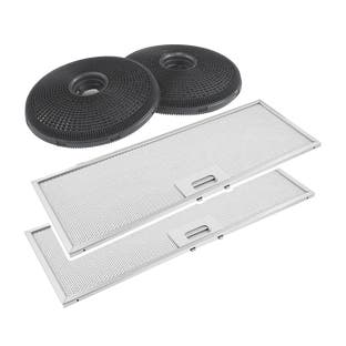 Pack Electrolux LFG615 – 2x filtre à charbon et 2x filtre métallique
