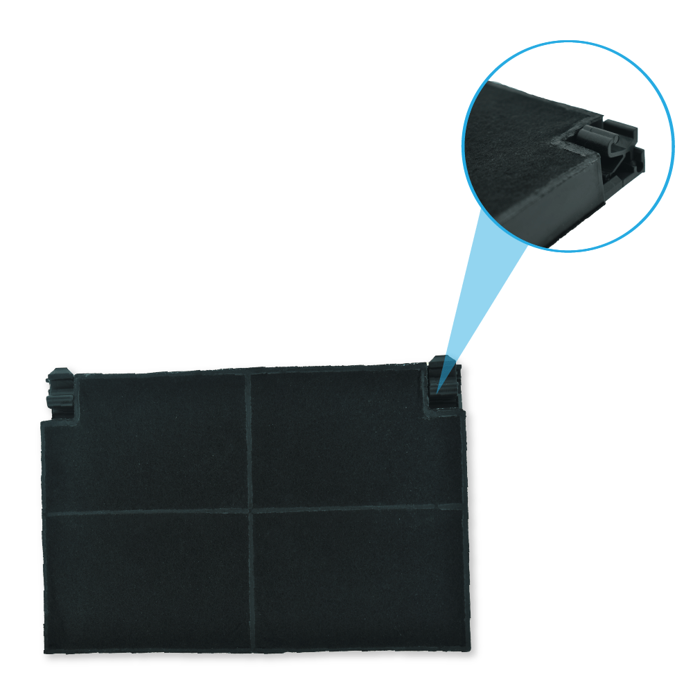 Filtre à charbon (2pcs) Electrolux MCFE16 / 9029800621 par AllSpares