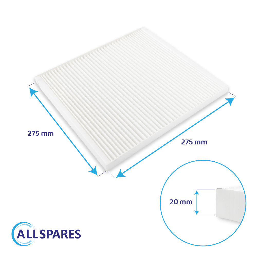 Filtre pour VMC (2pcs) Vasco DX4 / DX5 / DX6 (F7/G4) par AllSpares