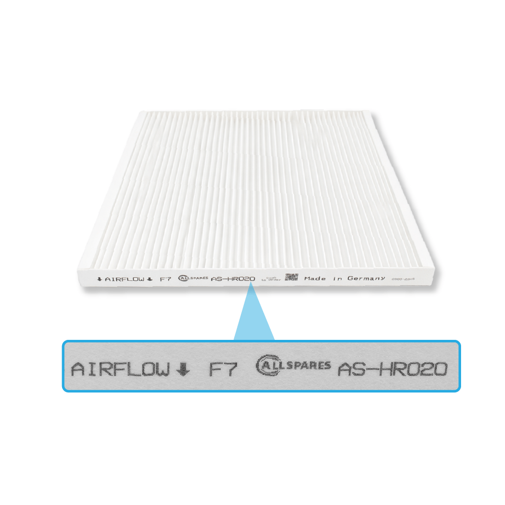 Filtre pour VMC (2pcs) Vasco DX4 / DX5 / DX6 (F7/G4) par AllSpares