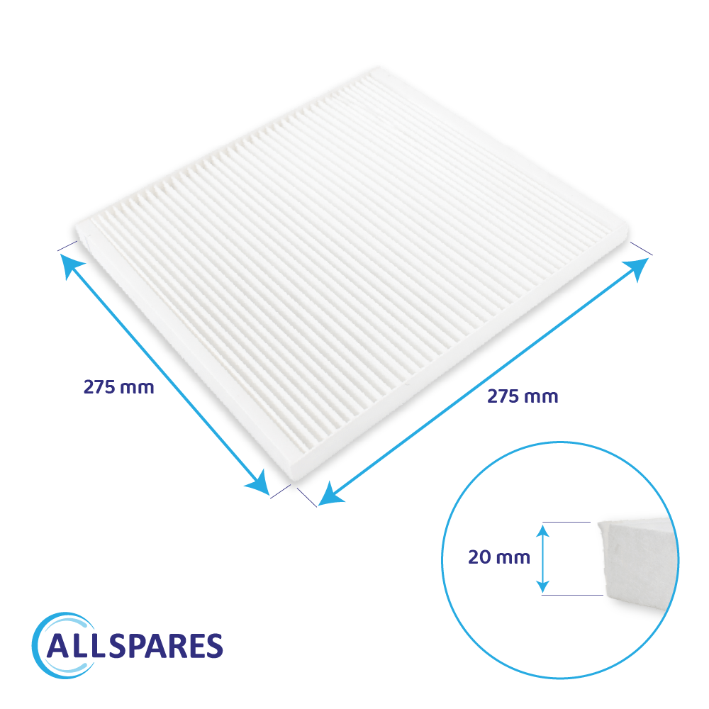 Filtre pour VMC (3pcs) Vasco DX4 / DX5 / DX6 (F7/G4) par AllSpares