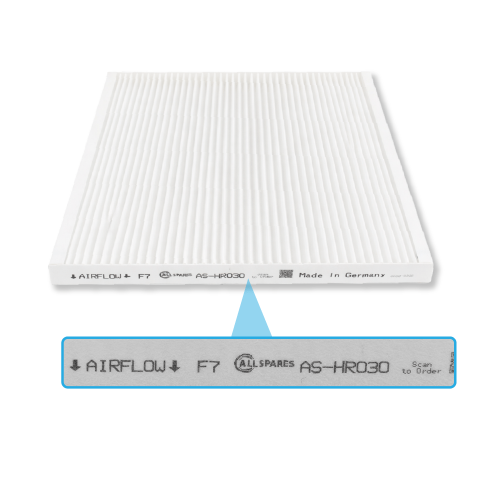Filtre pour VMC (3pcs) Vasco DX4 / DX5 / DX6 (F7/G4) par AllSpares