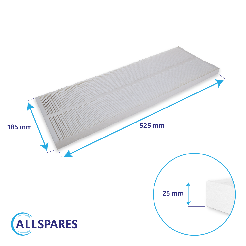 Filtre pour VMC Brink Renovent Excellent 300/400 (F7) par AllSpares