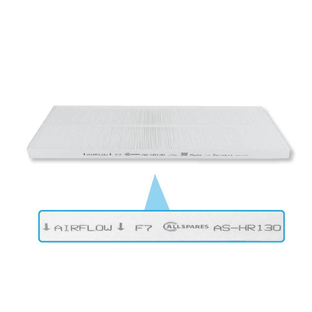 Filtre pour VMC Brink Renovent Excellent 300/400 (F7) par AllSpares