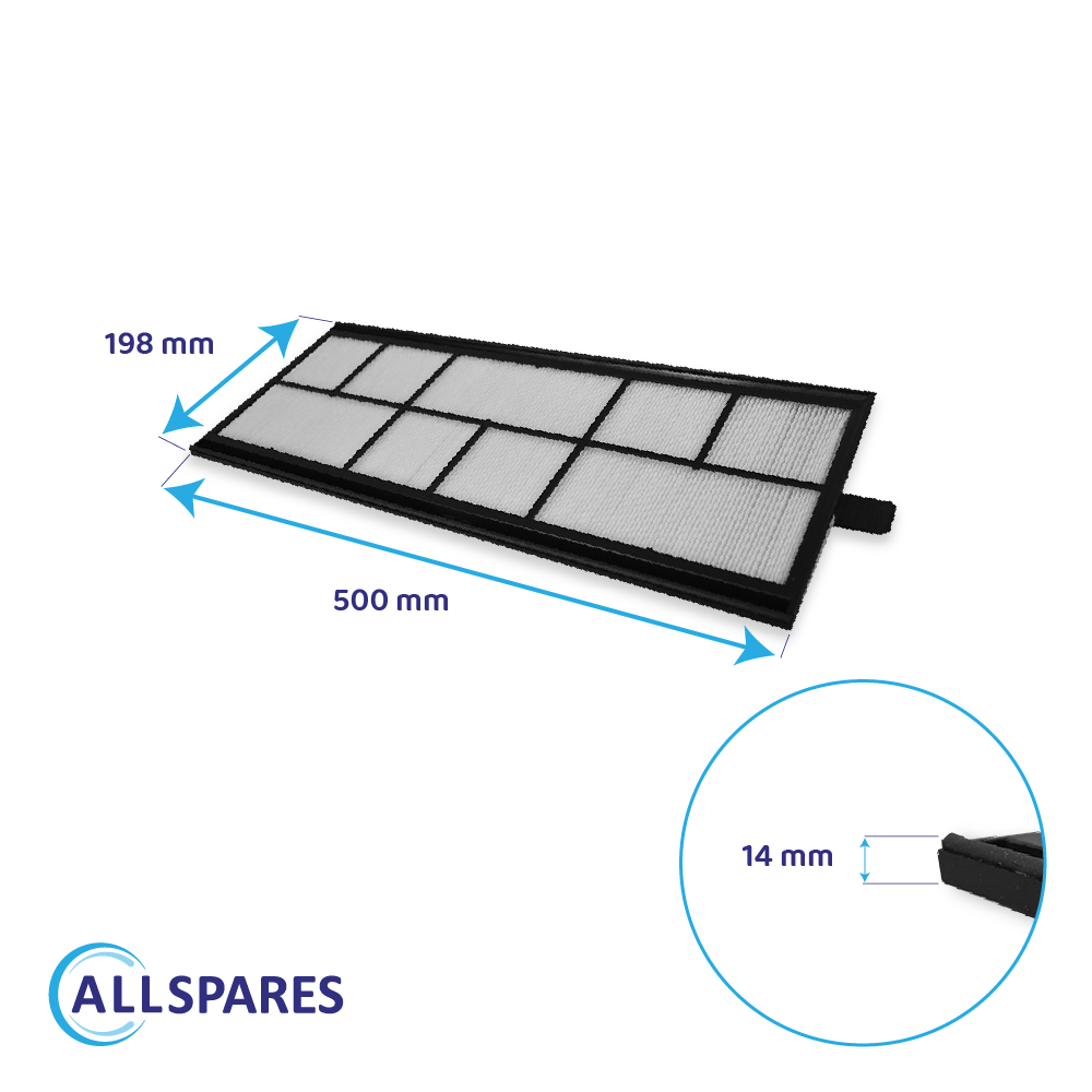 Filtre pour VMC (2pcs) Zehnder ComfoAir 350 / 500 / 550 (F7/G4)