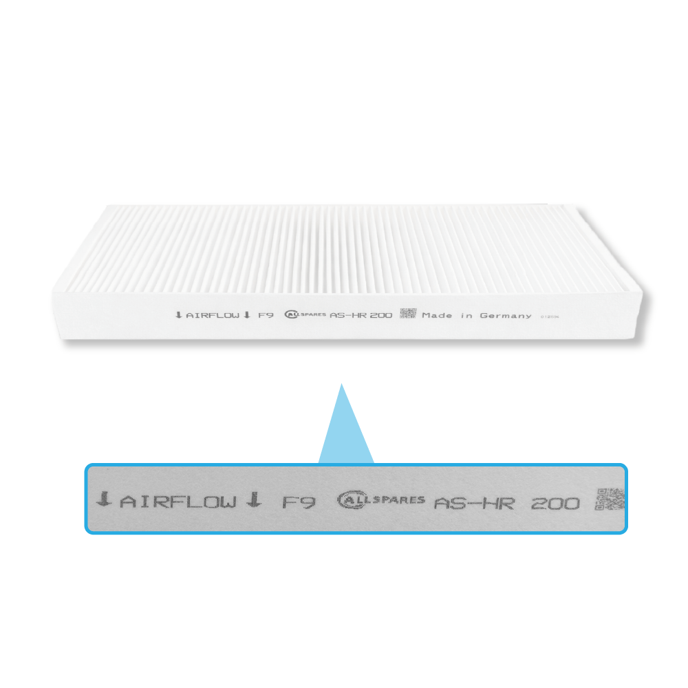 Filtre pour VMC (2pcs) Vaillant RecoVAIR VAR 260/4 / 360/4 (F9/G4) par AllSpares