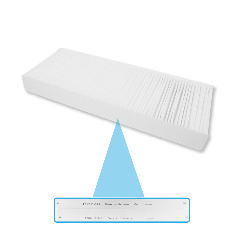 Filtre F7/G4 (2pcs) compatible avec Pluggit Avent P310