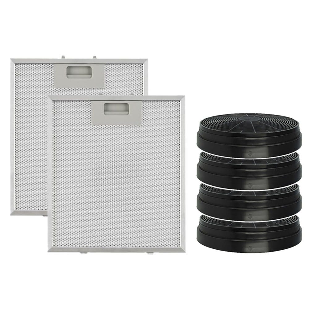 Pack Klarstein Annabelle - 4x filtre à charbon et 2x filtre métallique