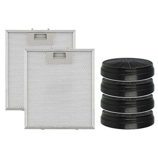 Pack Klarstein Annabelle - 4x filtre à charbon et 2x filtre métallique