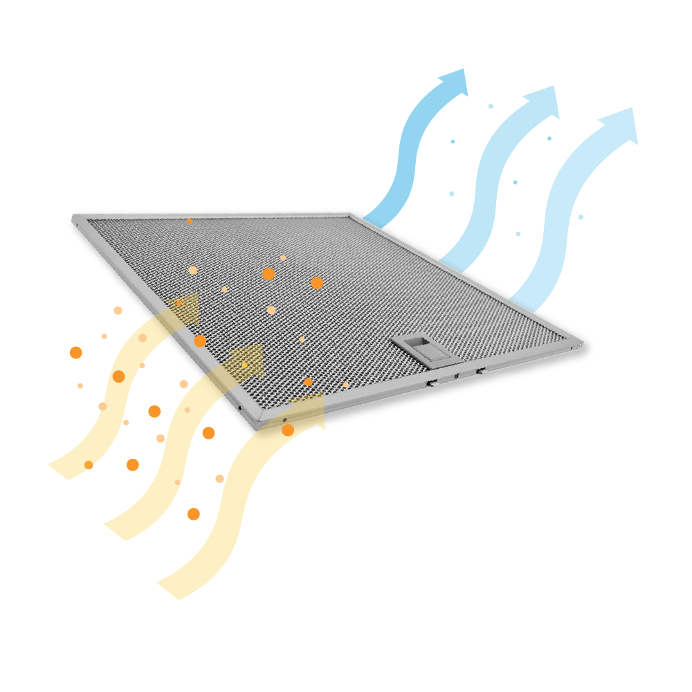 Filtre à graisse en métal 320x330mm Balay 362381 / 00362381 par AllSpares