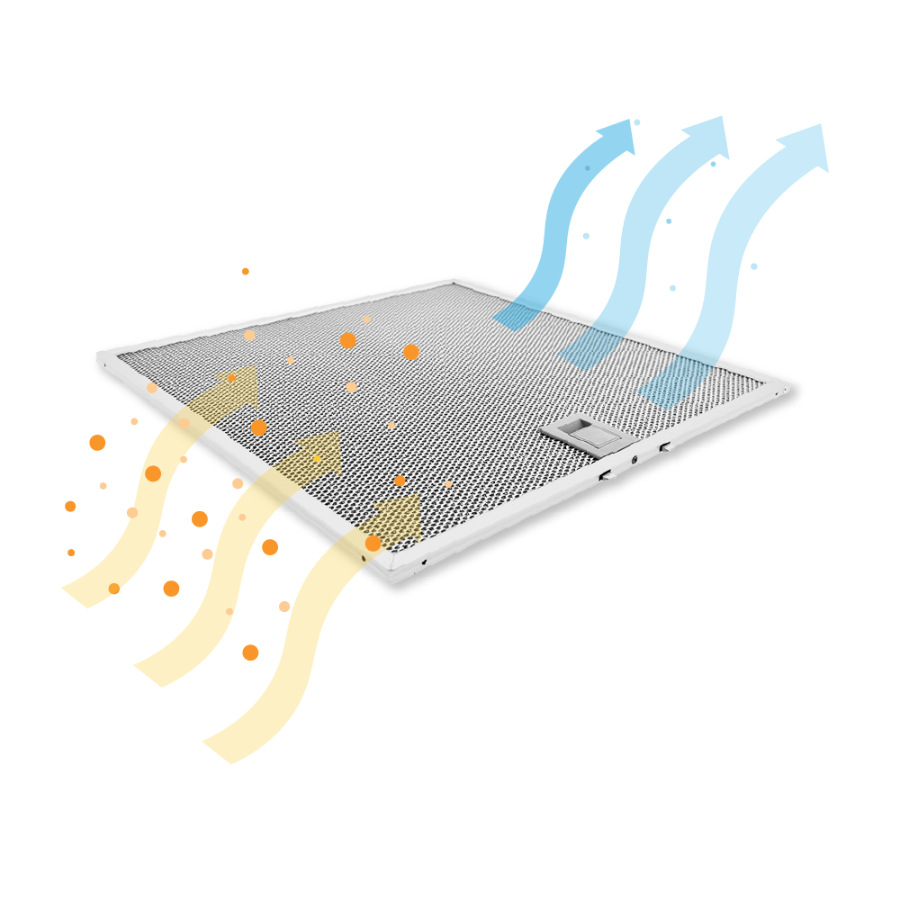 Filtre à graisse en métal 320x330mm Neff 362381 / 00362381 par AllSpares