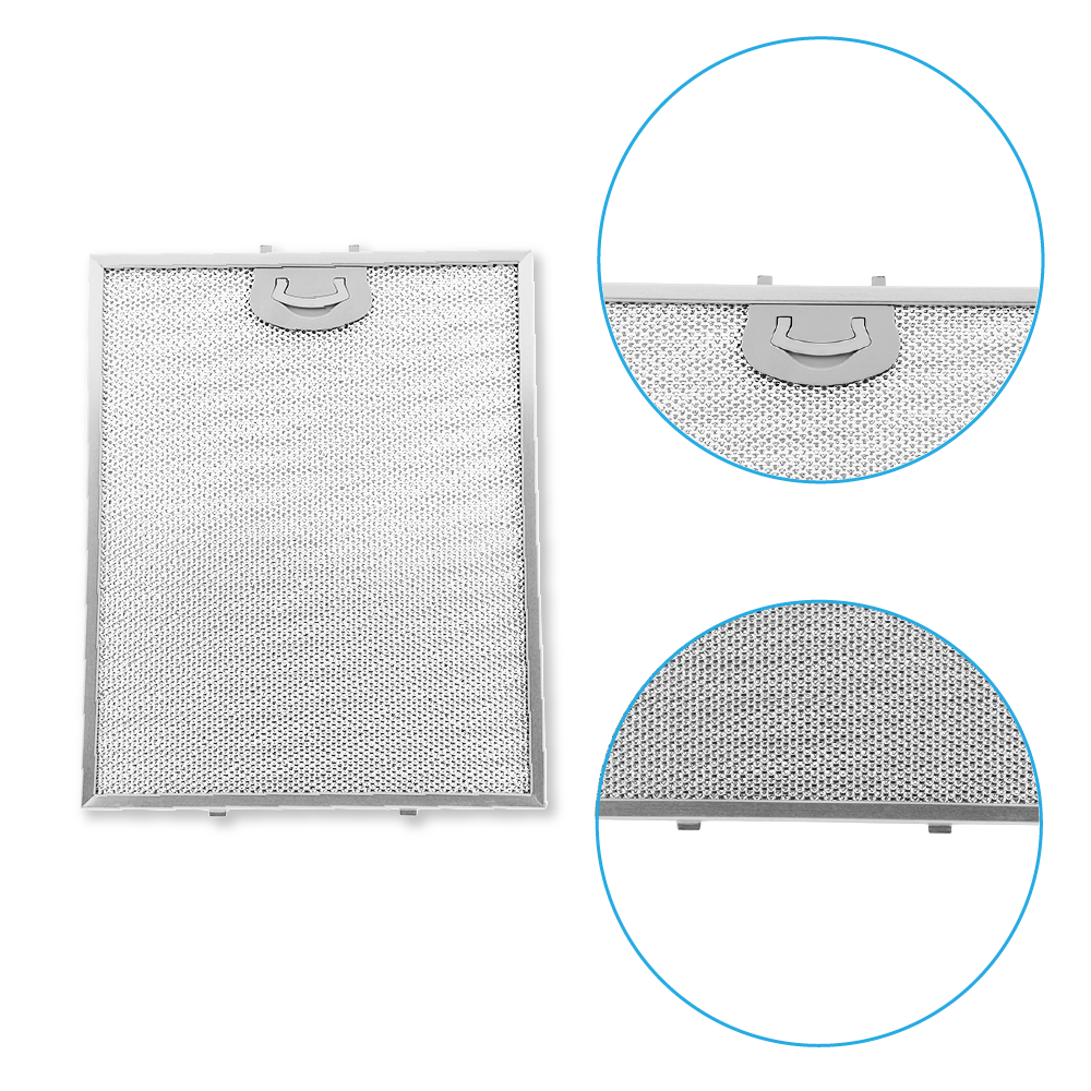 Filtre à graisse en métal 318x257mm Pelgrim 181471 par AllSpares