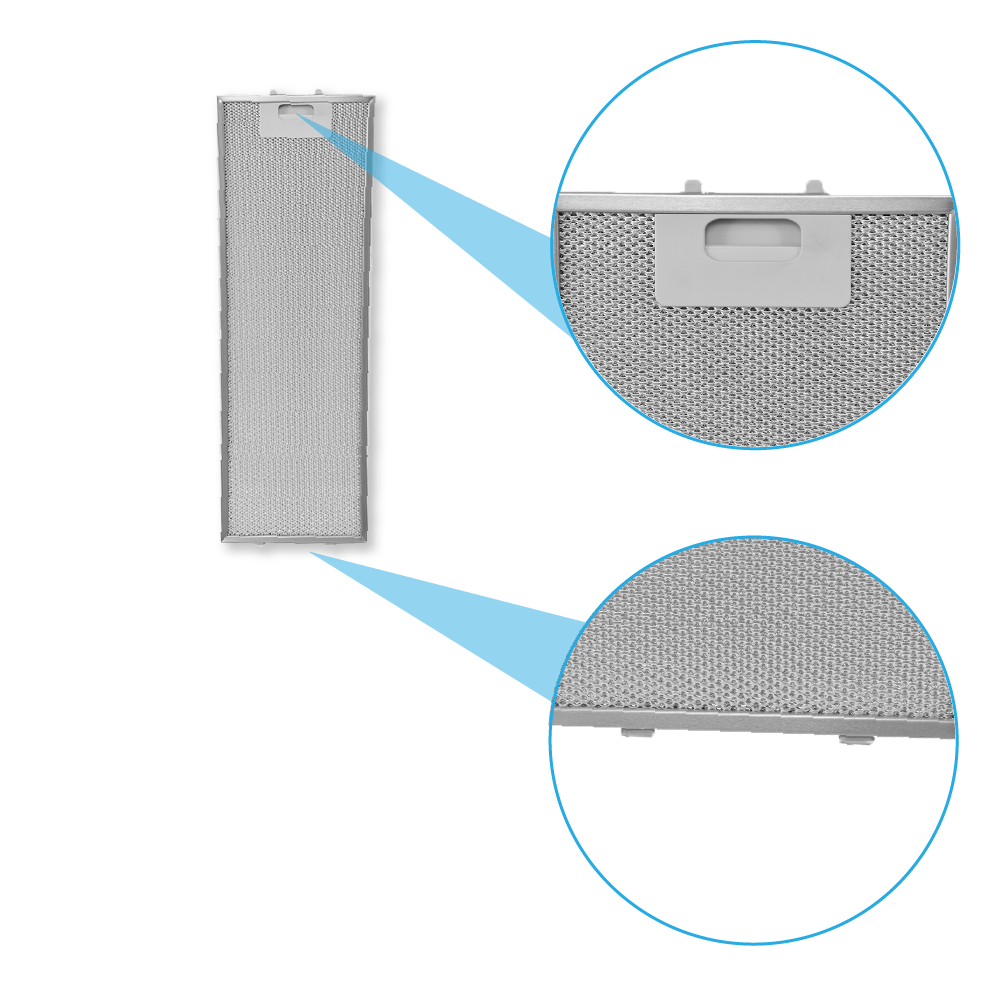 Filtre à graisse en métal 548x185mm Neff 357623 / 00357623 par AllSpares