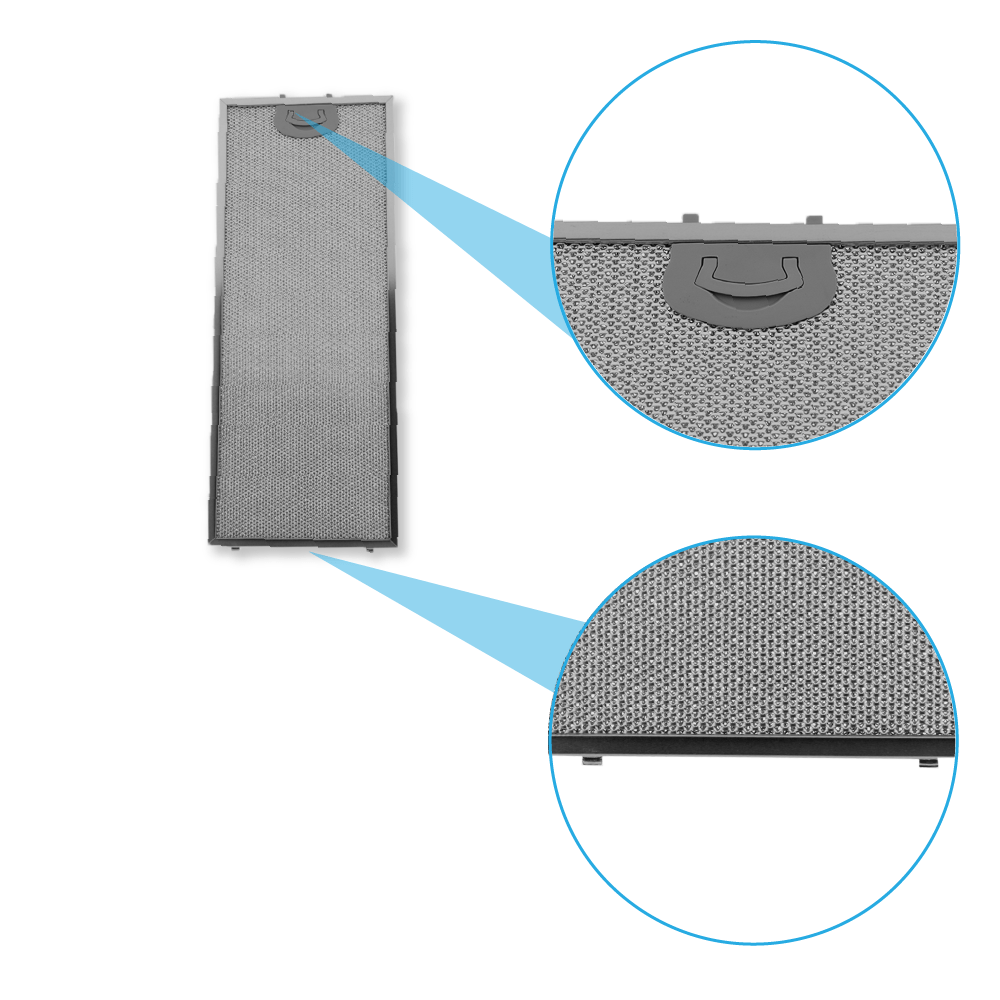 Filtre à graisse en métal 482x192mm 11022474 par AllSpares