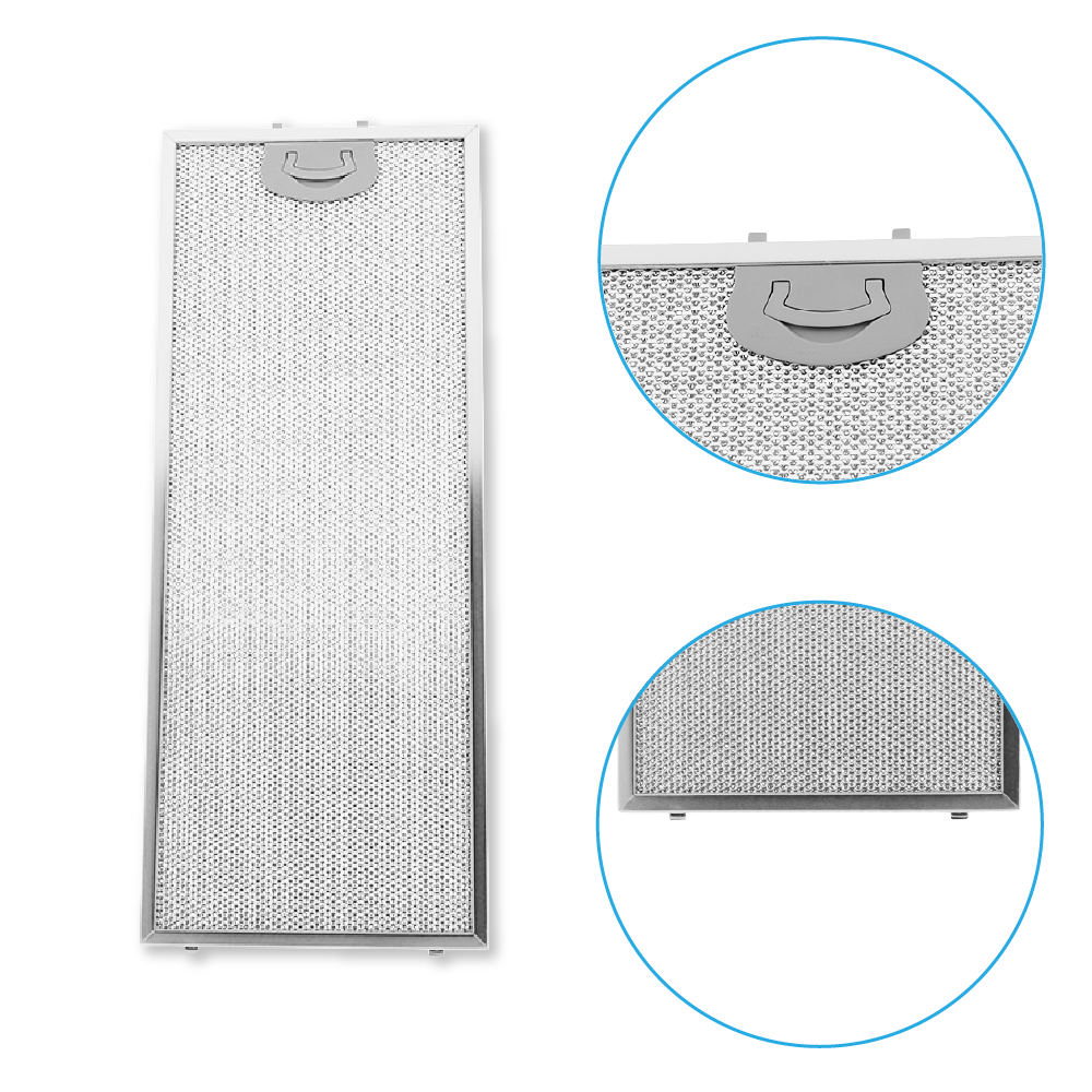 Filtre à graisse en métal 482x192mm Blaupunkt 11022474 par AllSpares