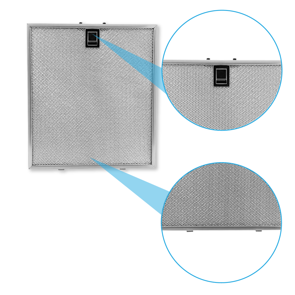 Pack Falmec Quasar – 4x filtre à charbon et 2x filtre métallique