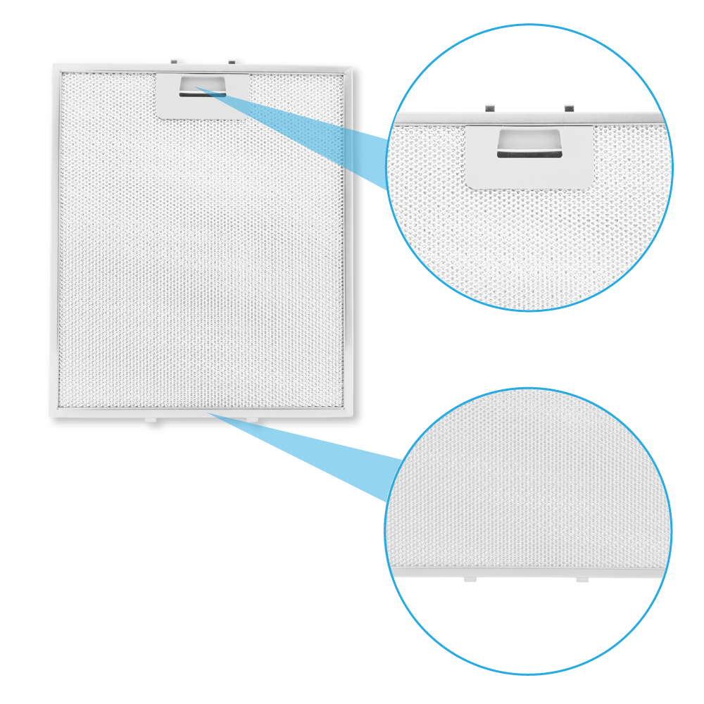 Filtre à graisse en métal 315x270mm Novy 6200020 / 508-9008 par AllSpares