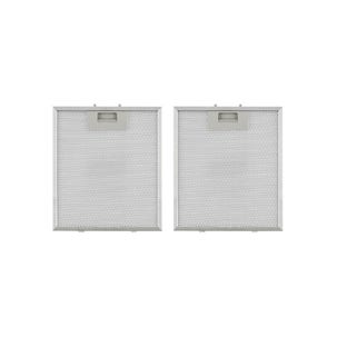 Filtre à graisse en métal (2pcs) 260x230mm d'origine Klarstein 10030465 pour Annabelle
