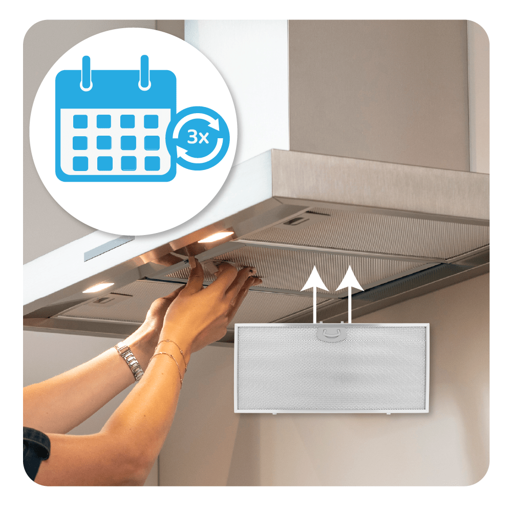 Filtre à graisse en metal 480x220mm compatible avec AIRONE