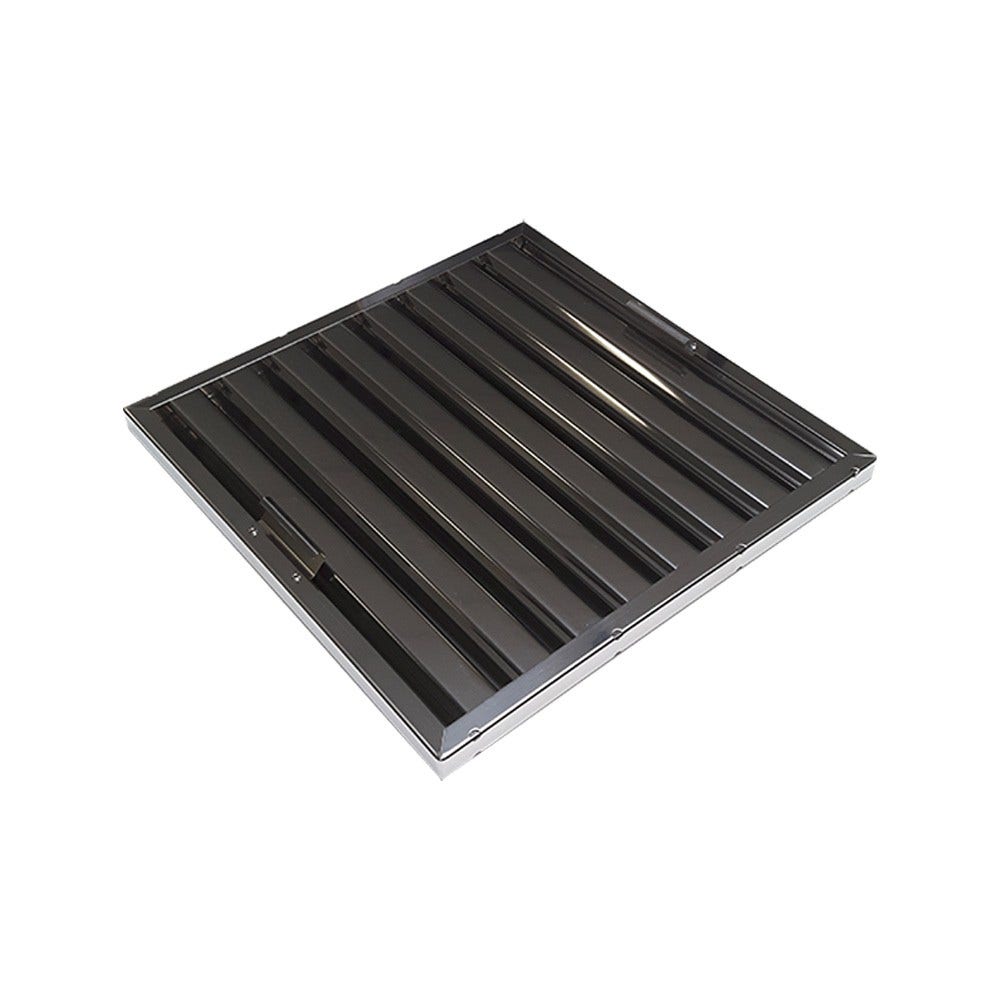 Filtre choc 450x450x25mm avec poignées pour hotte pro (Type B)