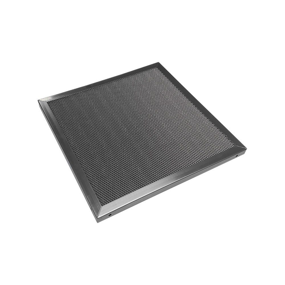 Filtre à maille tricot métallique 400x400x20mm pour hotte de cuisine professionnelle