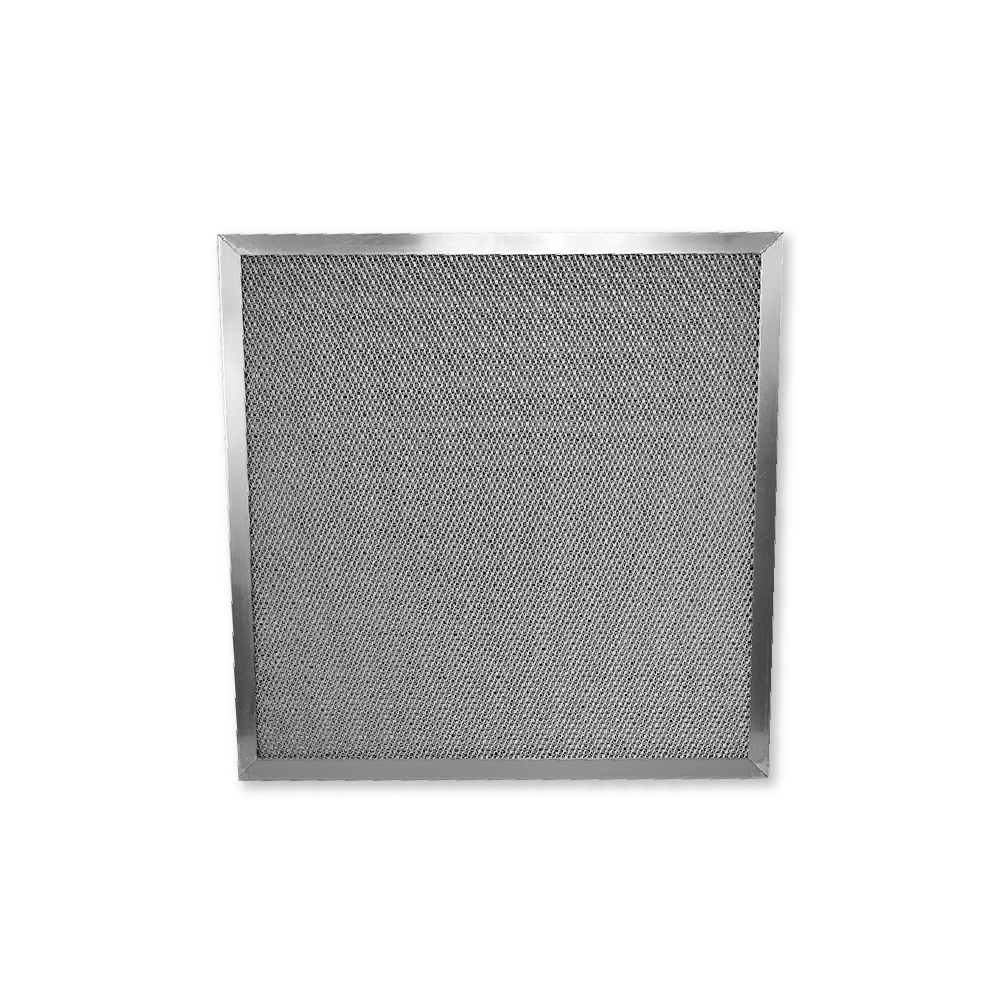 Filtre à maille tricot métallique 500x500x20mm pour hotte de cuisine professionnelle