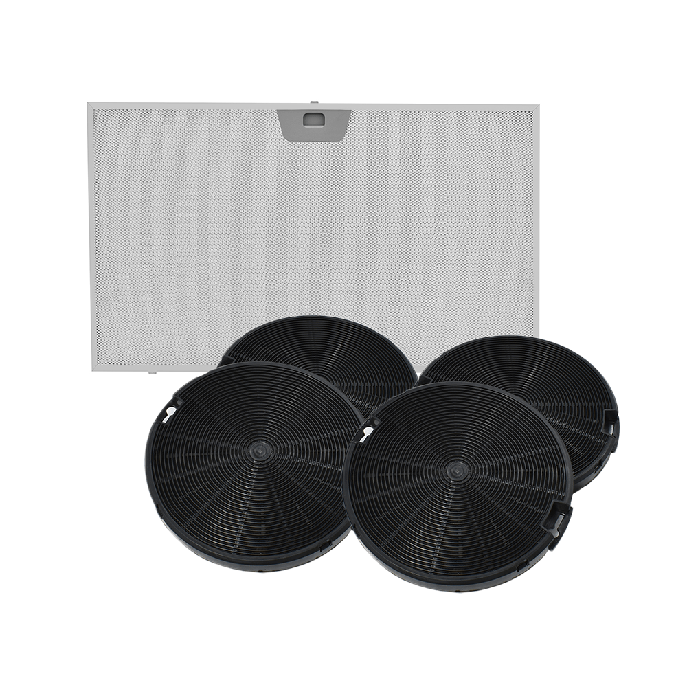 Pack Valberg HD60N/HD60X – 4x filtre à charbon et 1x filtre métallique