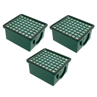3-Pack Microfiltre compatible avec Kobold VK130 / VK131
