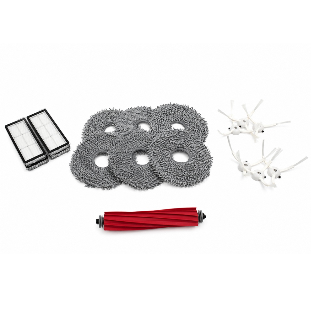 Kit de 17 accessoires compatible avec Roborock Qrevo S