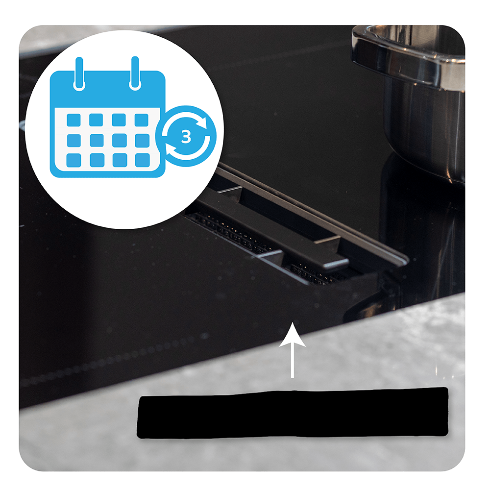 Filtre à charbon longue durée 693x77mm compatible avec Ikea FÖRDELAKTIG 504.494.03 / 905.348.52