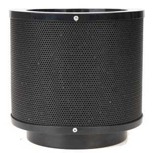 10 Filtres à Charbon Actif Pour Hottes De Cuisinière - Diamètre 12 Cm, épaisseur 2,5 Mm - Noir, Lavables