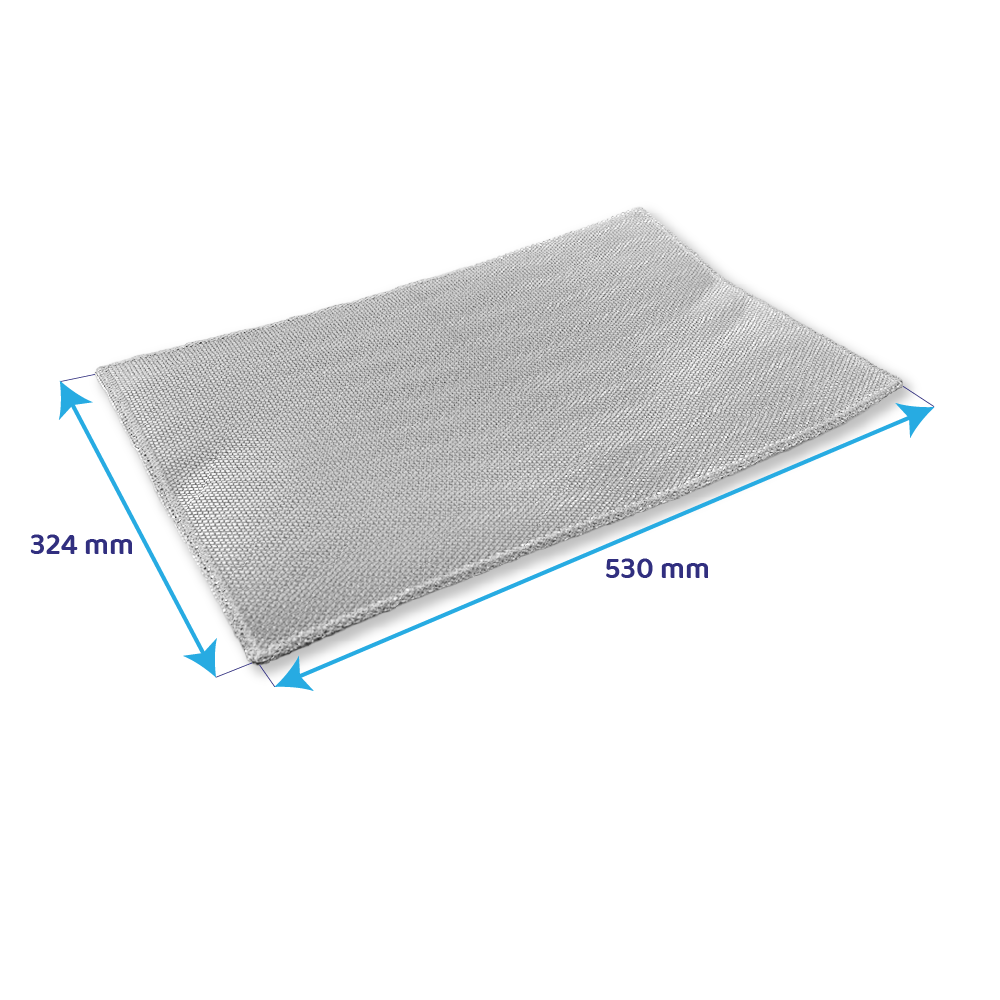 Filtre à graisse en métal 530x324mm d'origine Elica pour KREA 60/70/80/90