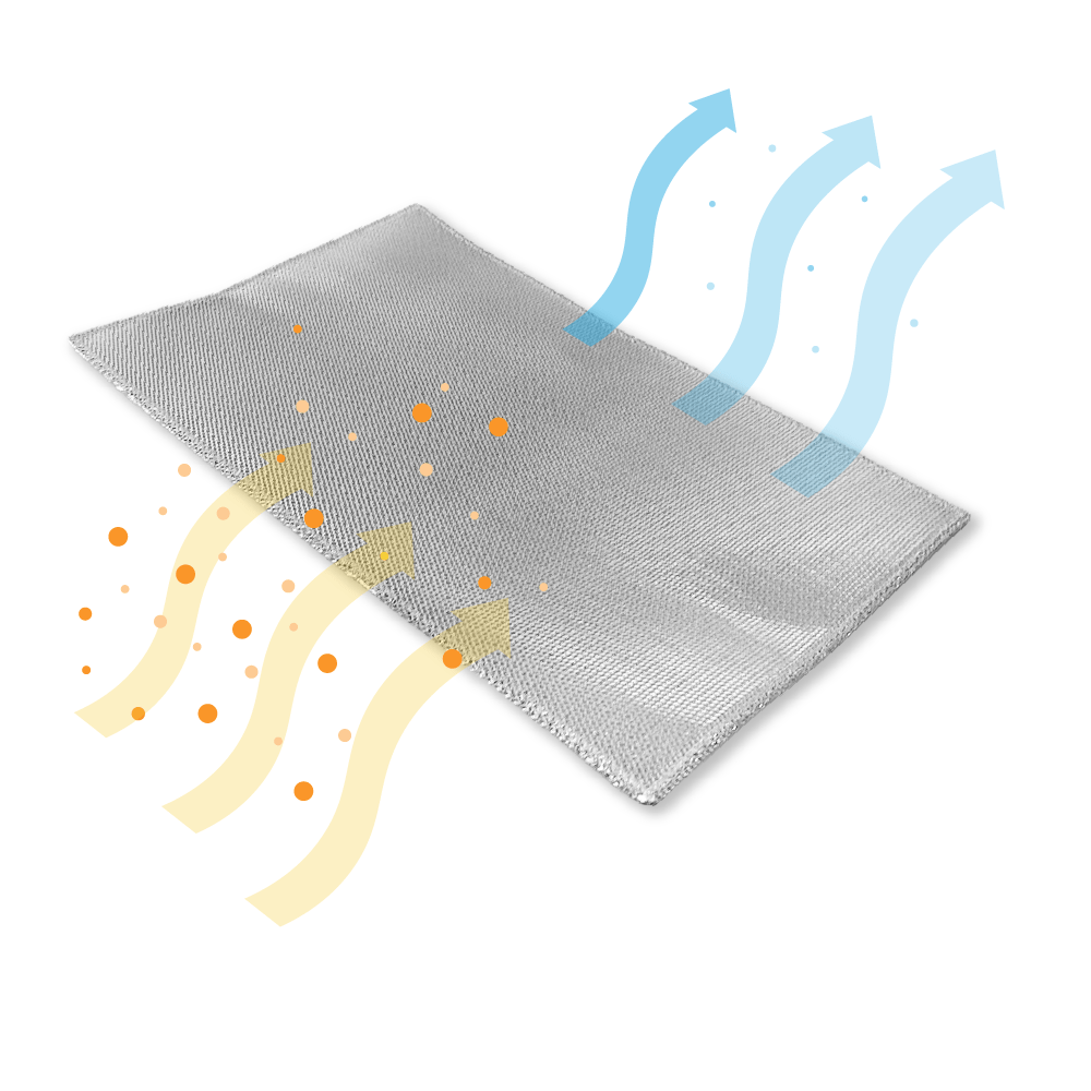 Filtre à graisse en métal 530x324mm d'origine Elica pour KREA 60/70/80/90
