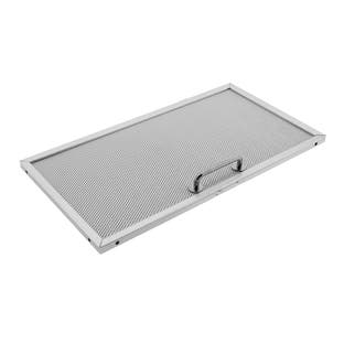 Filtre à graisse en métal 327x177mm d'origine Hotpoint-Ariston pour AGM80GY...
