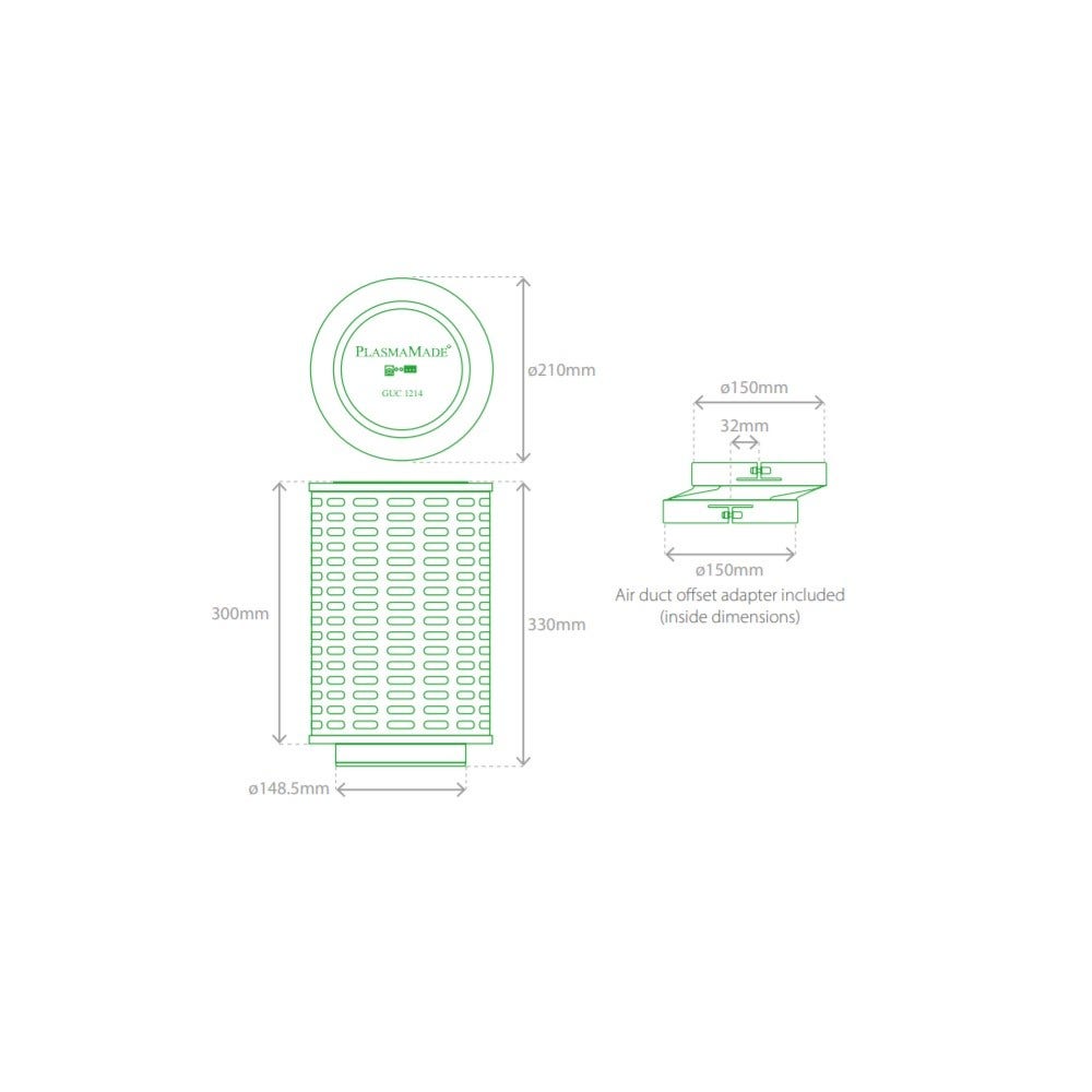 Filtre plasma PlasmaMade pour Küppersbusch ZD8000