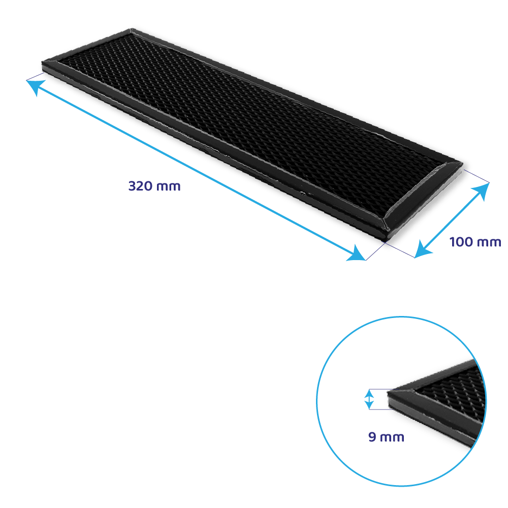 Filtre à Charbon Longlife (2 pcs) ETNA HF2031