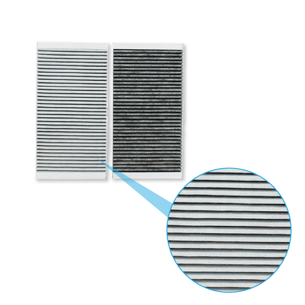 Filtre à charbon (2pcs) d’origine Gorenje HF3015 pour plaque induction aspirante