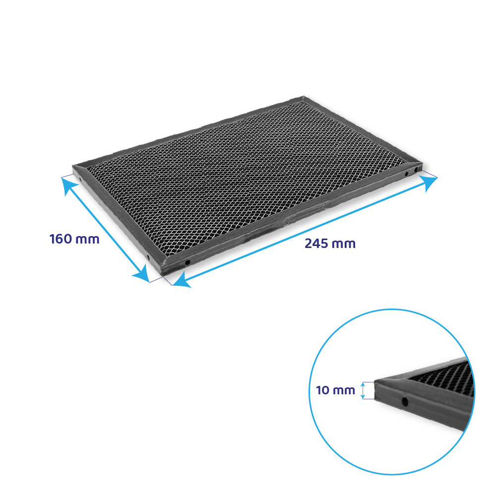 Filtre à charbon régénérable 2-en-1 compatible avec Electrolux 140204164028