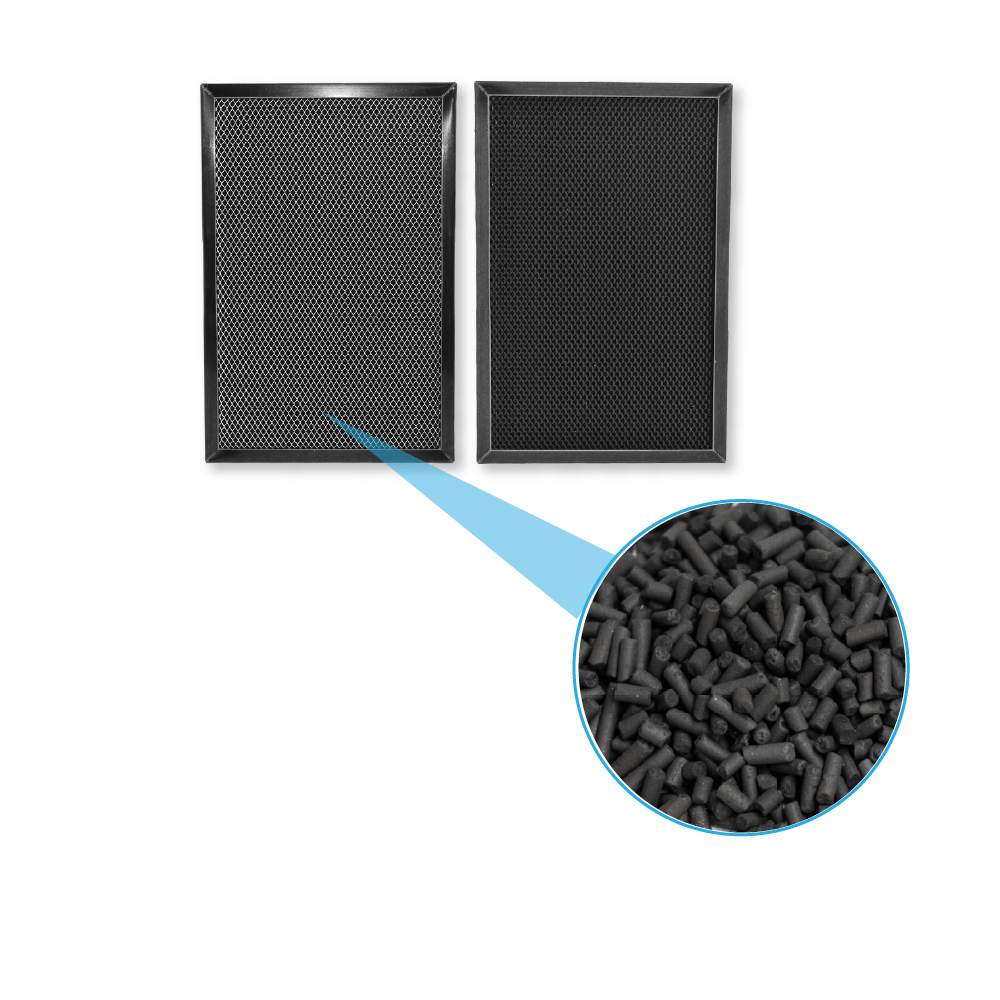 Filtre à charbon régénérable 2-en-1 compatible avec Electrolux 140204164028