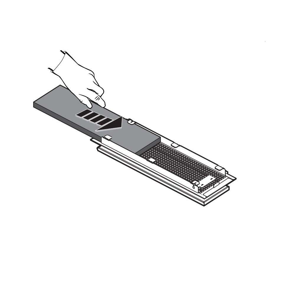 Filtre à charbon longue durée Elica KIT0168749