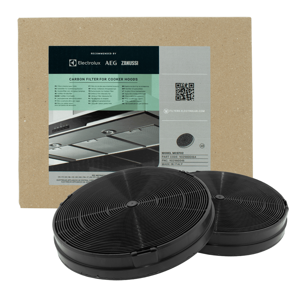 Filtre à charbon (2pcs) d'origine Electrolux MCEF02 / 9029800464