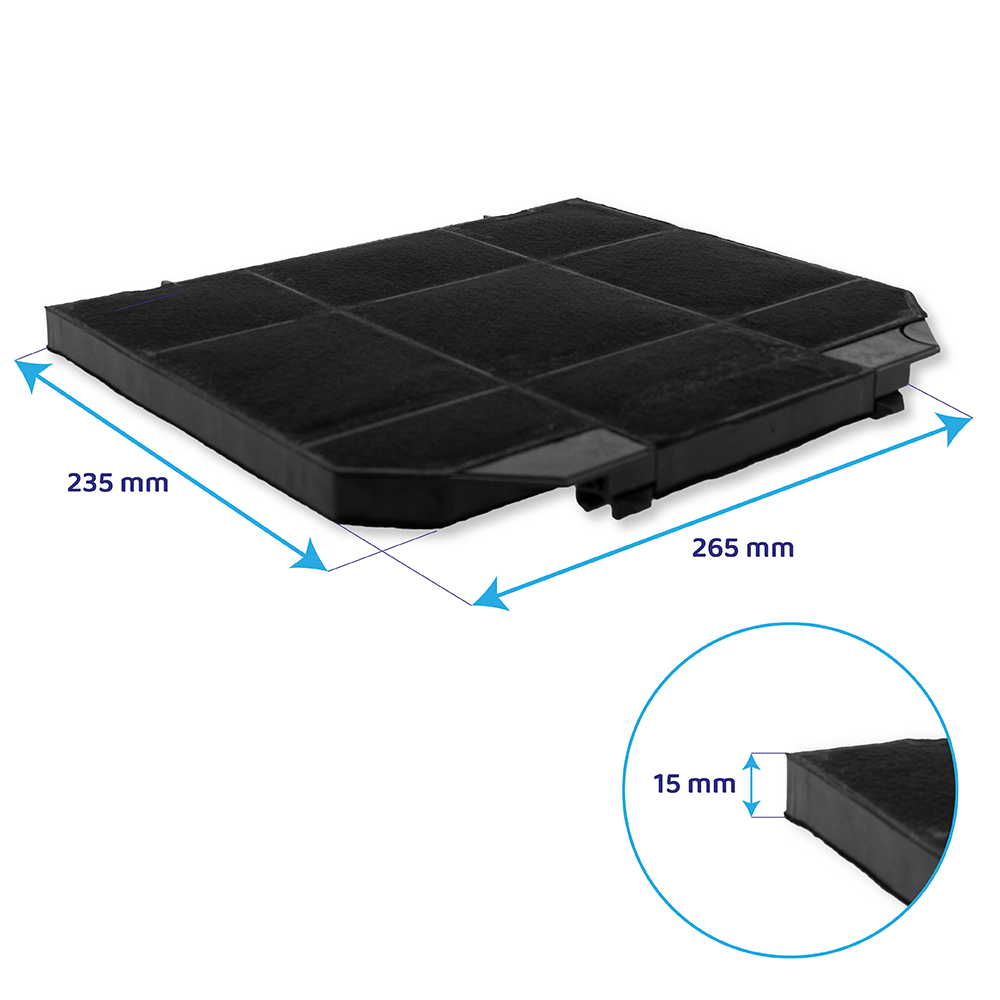 Filtre à charbon d'origine AEG MCFE04 / 9029800480