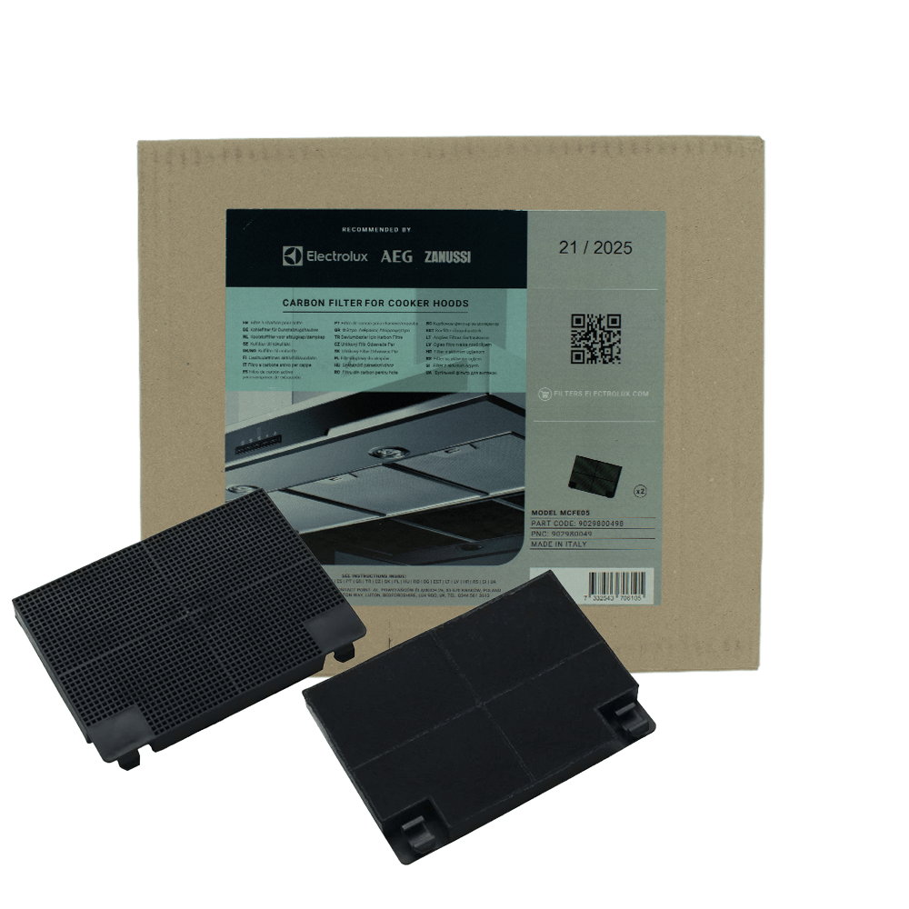 Filtre à charbon (2pcs) d'origine Zanker MCFE05 / 9029800498