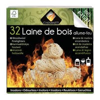 Laine de Bois x32 Cheminett allume-feu 100% nature