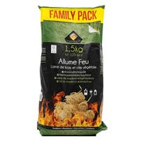 Laine de Bois 1.5kg Cheminett allume-feu 100% naturel