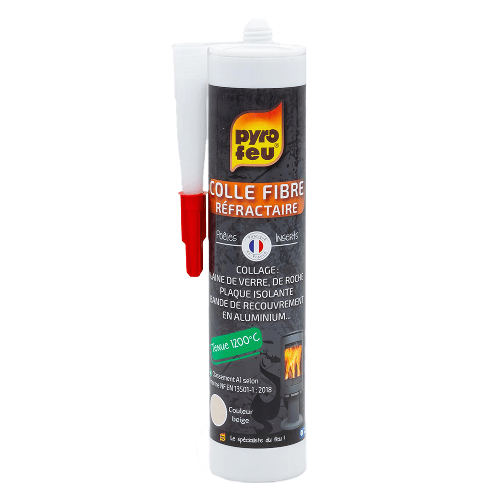 Colle Fibre Refractaire Cartouche Pyrofeu 310ml