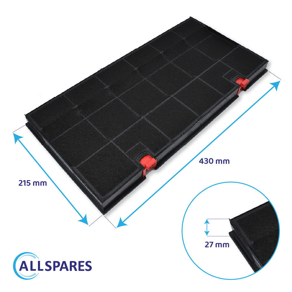 Filtre à charbon ETNA REC50 / ACC9164U par AllSpares