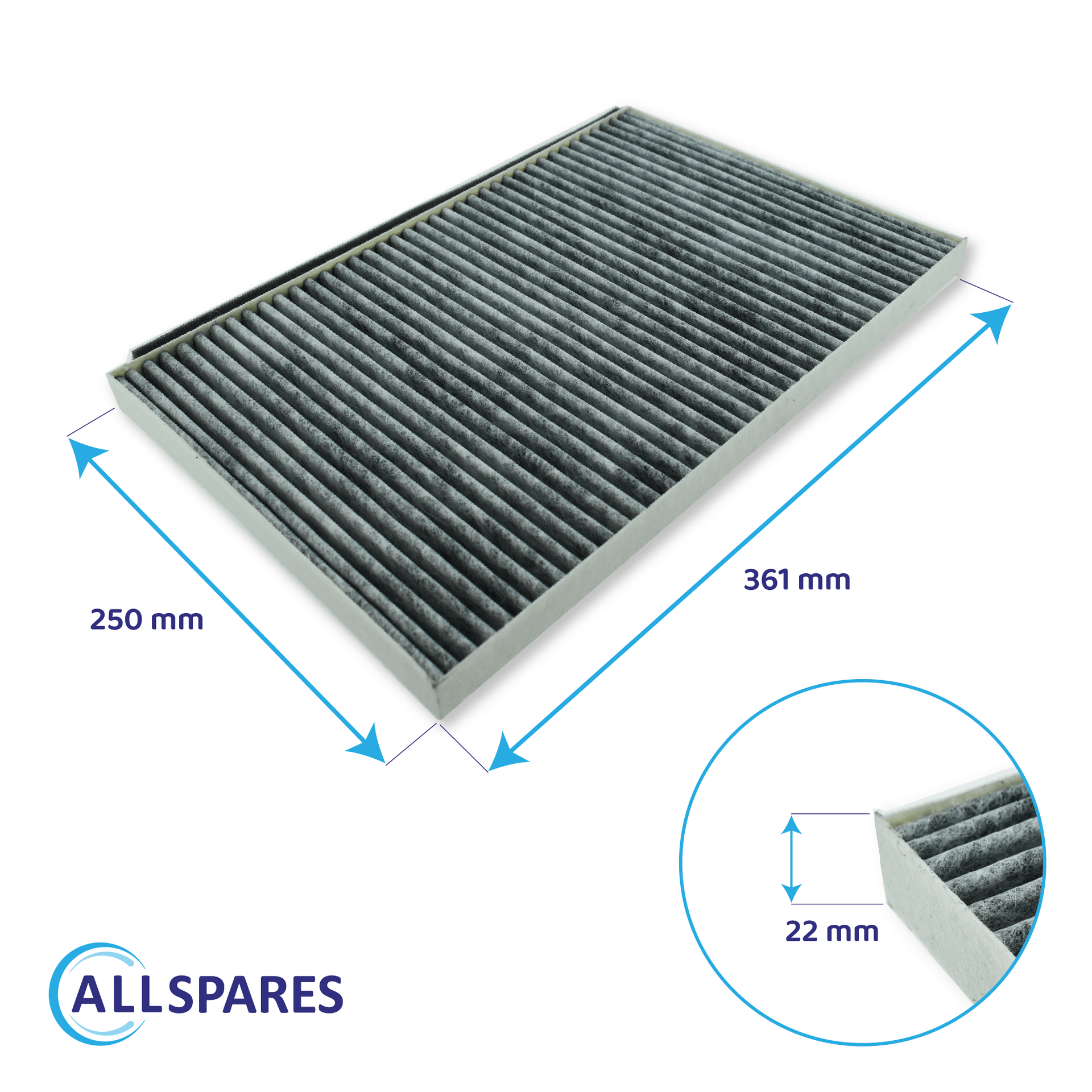 Filtre à charbon (2pcs) convient pour Siemens CleanAir Plus 11041790 / LZ10AKA00