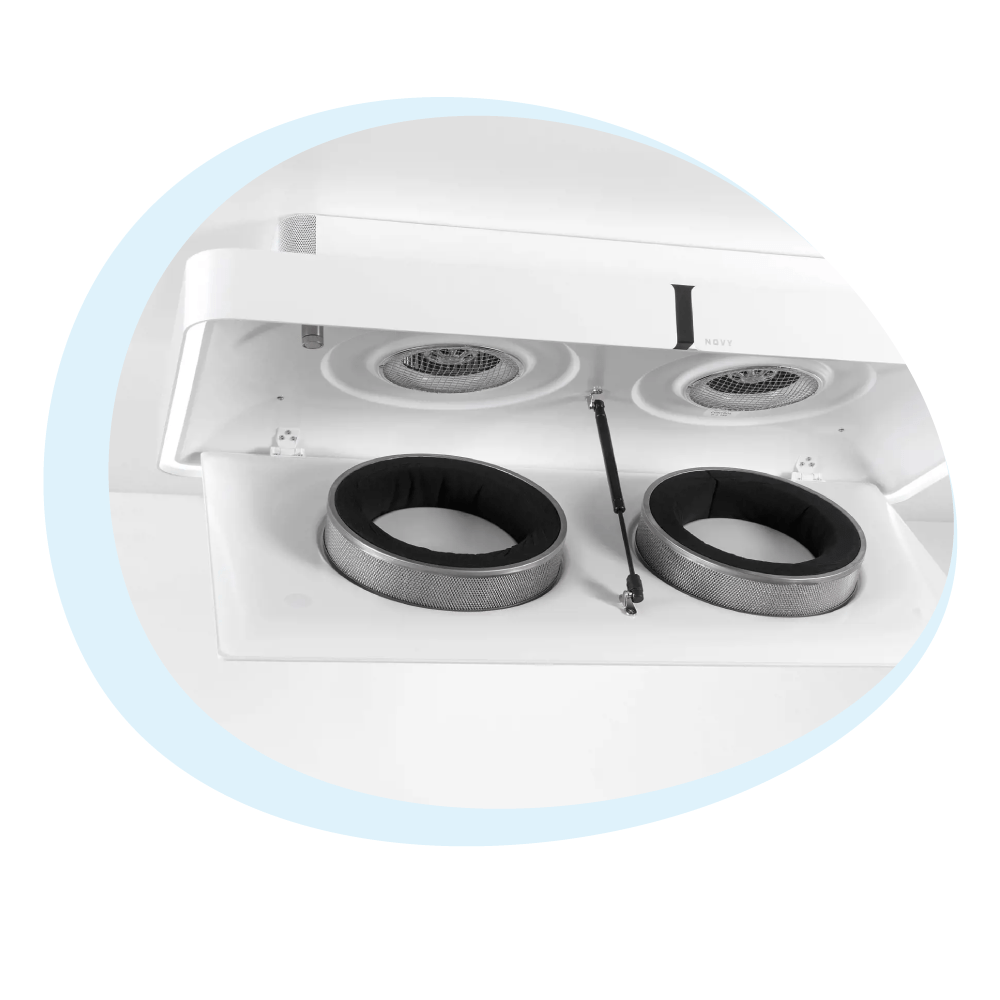 Filtre à charbon (4pcs) d'origine Novy Monoblock pour Cloud 230 / 232 / 230060