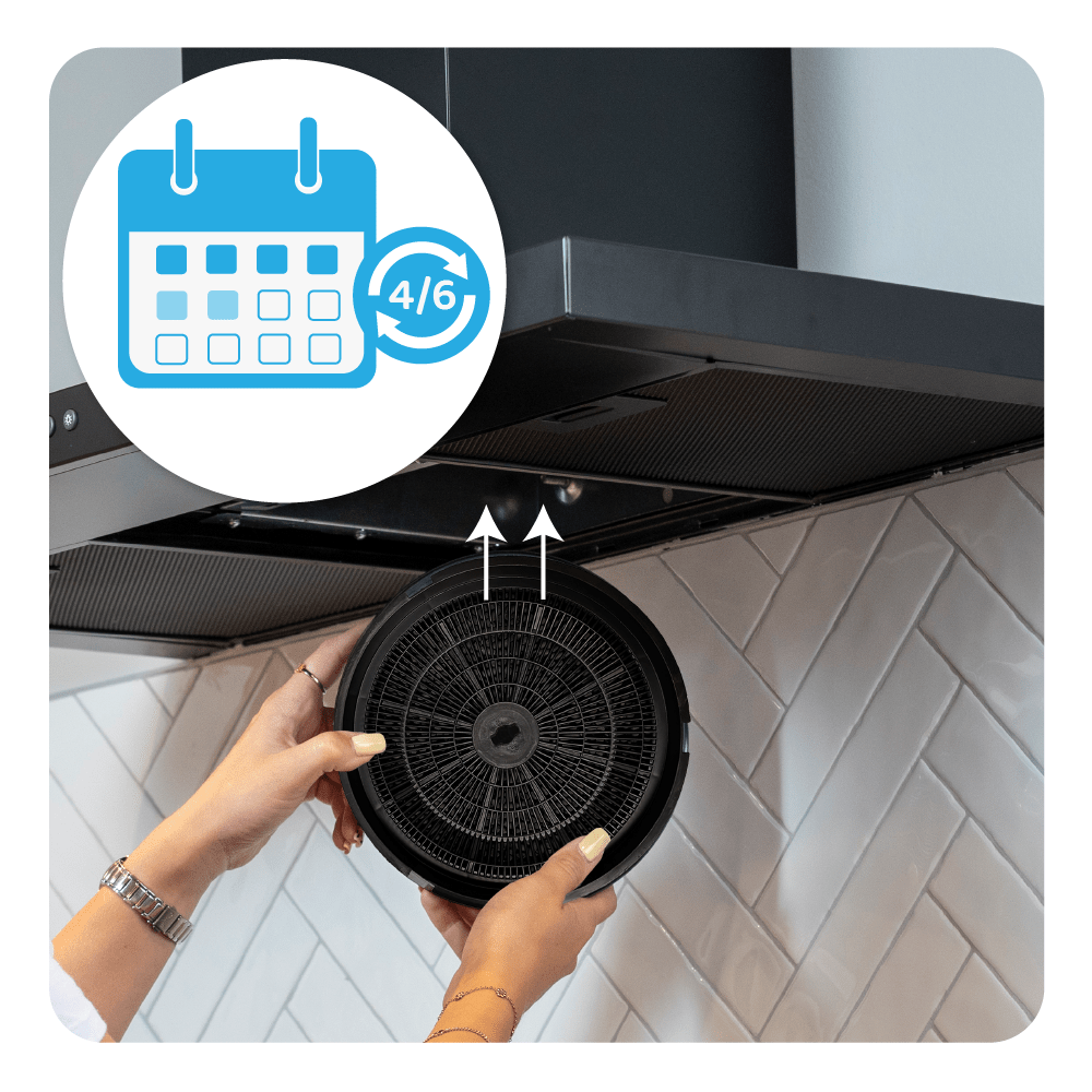 Filtre à charbon compatible avec De’longhi SLVC90 / DLCI88